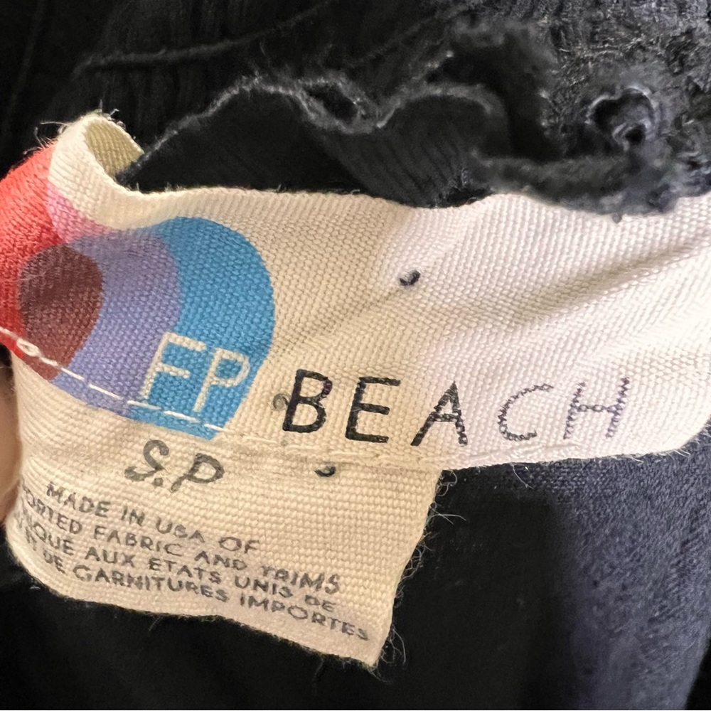 Free People Beach Morningside Hi Low Black Skirt - Picture 3 of 6
